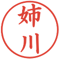 姉川の電子印鑑｜楷書体｜縮小版