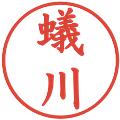 蟻川の電子印鑑｜楷書体｜縮小版